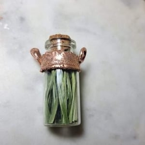 Image of Copper + Medicine  Fairy Jar (With Chain)