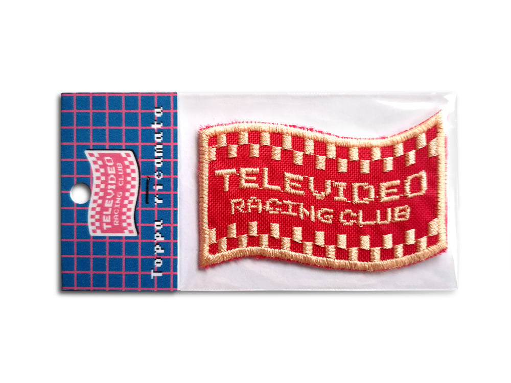 Image of "Televideo Racing Club" Embroidered patch