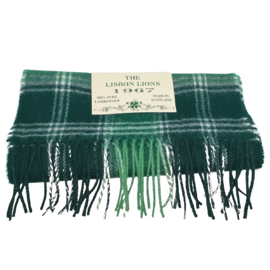 Image of Lisbon Lions tartan scarf