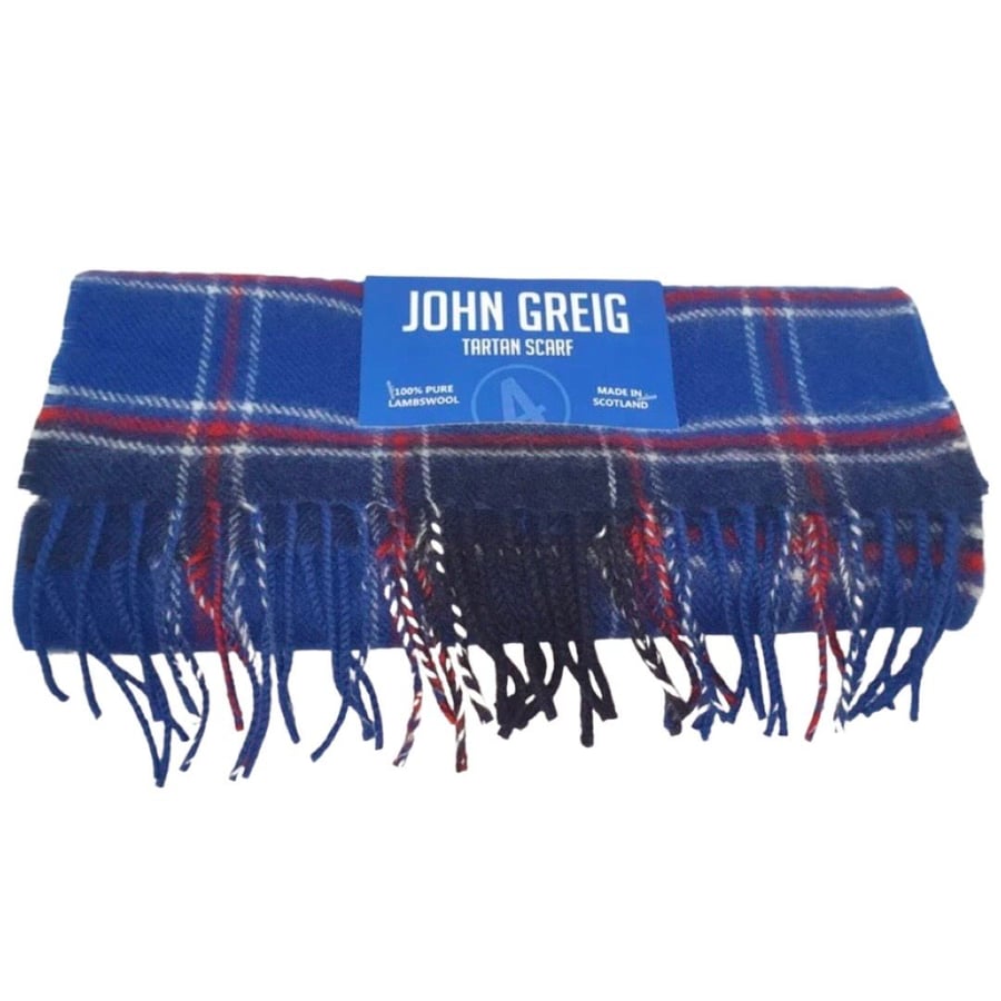 Image of John Greig tartan scarf