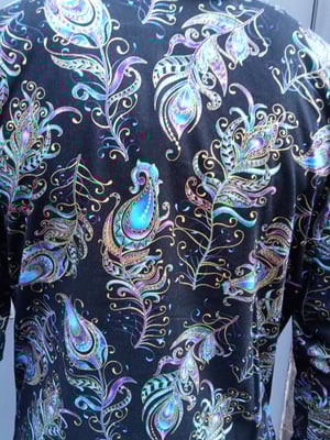 Image of Gold/purple feathers