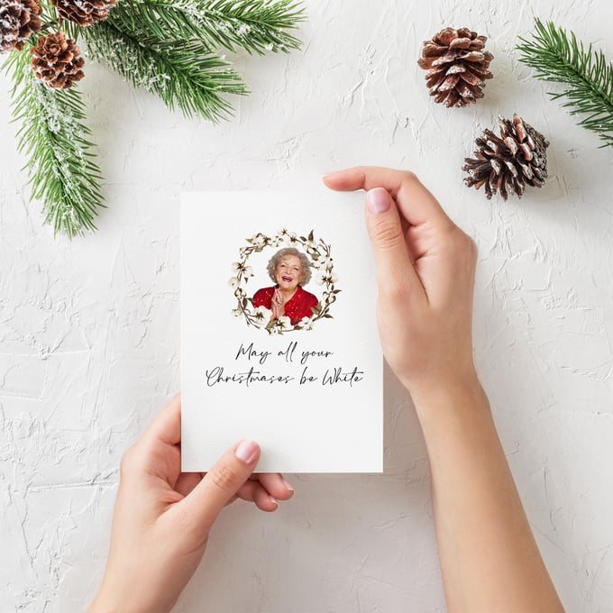 Image of Christmas Card - May all your Christmases be White