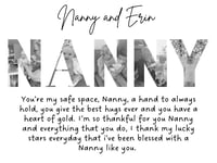 Nanny print with images