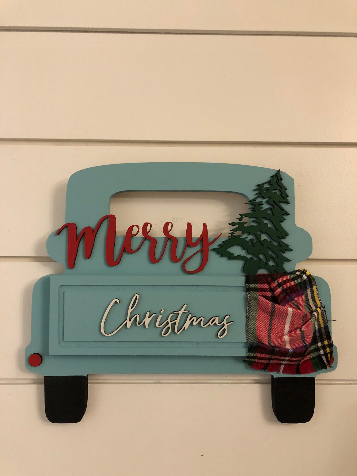 Image of Merry Christmas truck 