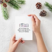 Image of Christmas Cards - Keep you friends close, enemies closer and receipts for all gift purchases