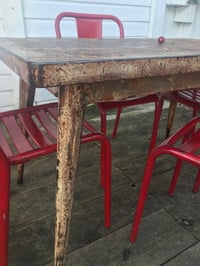 Image 2 of Table Tolix T55 pieds compas