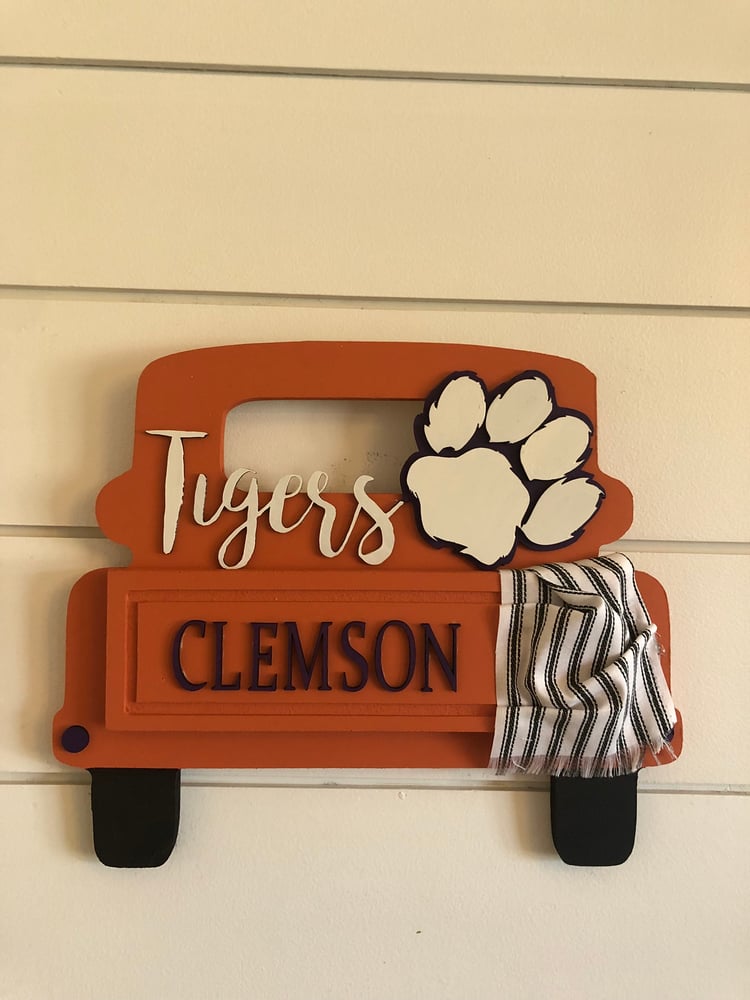 Image of College team truck