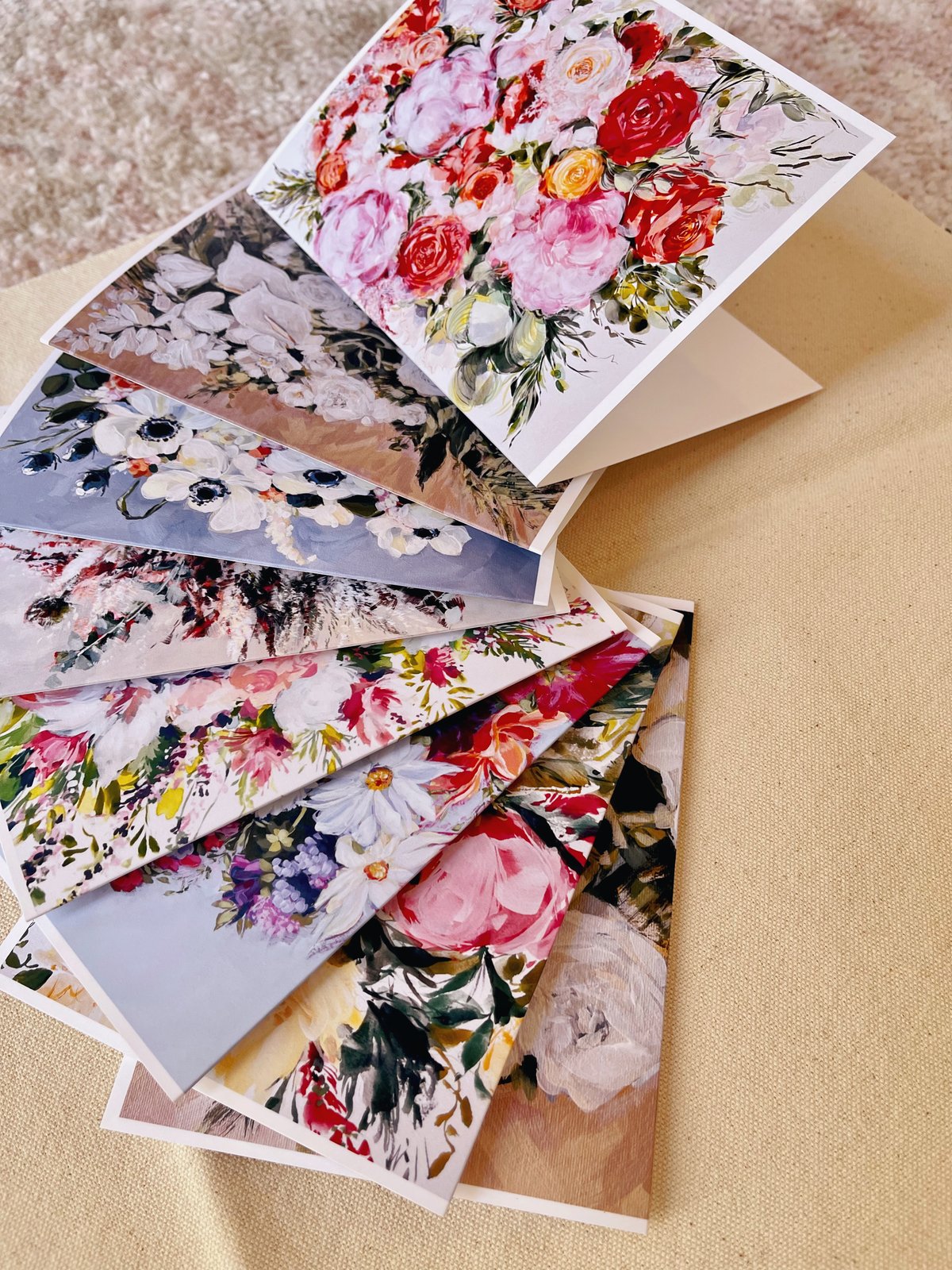 Image of Floral Bouquet Card Set