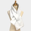 Stocking Stuffer, Cozy Solid Color Faux Fur Pull Through Scarf