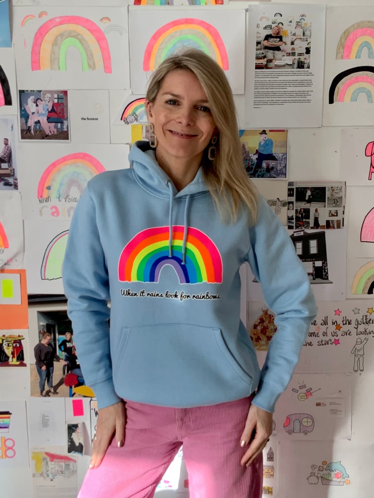 Rainbow hoodie online