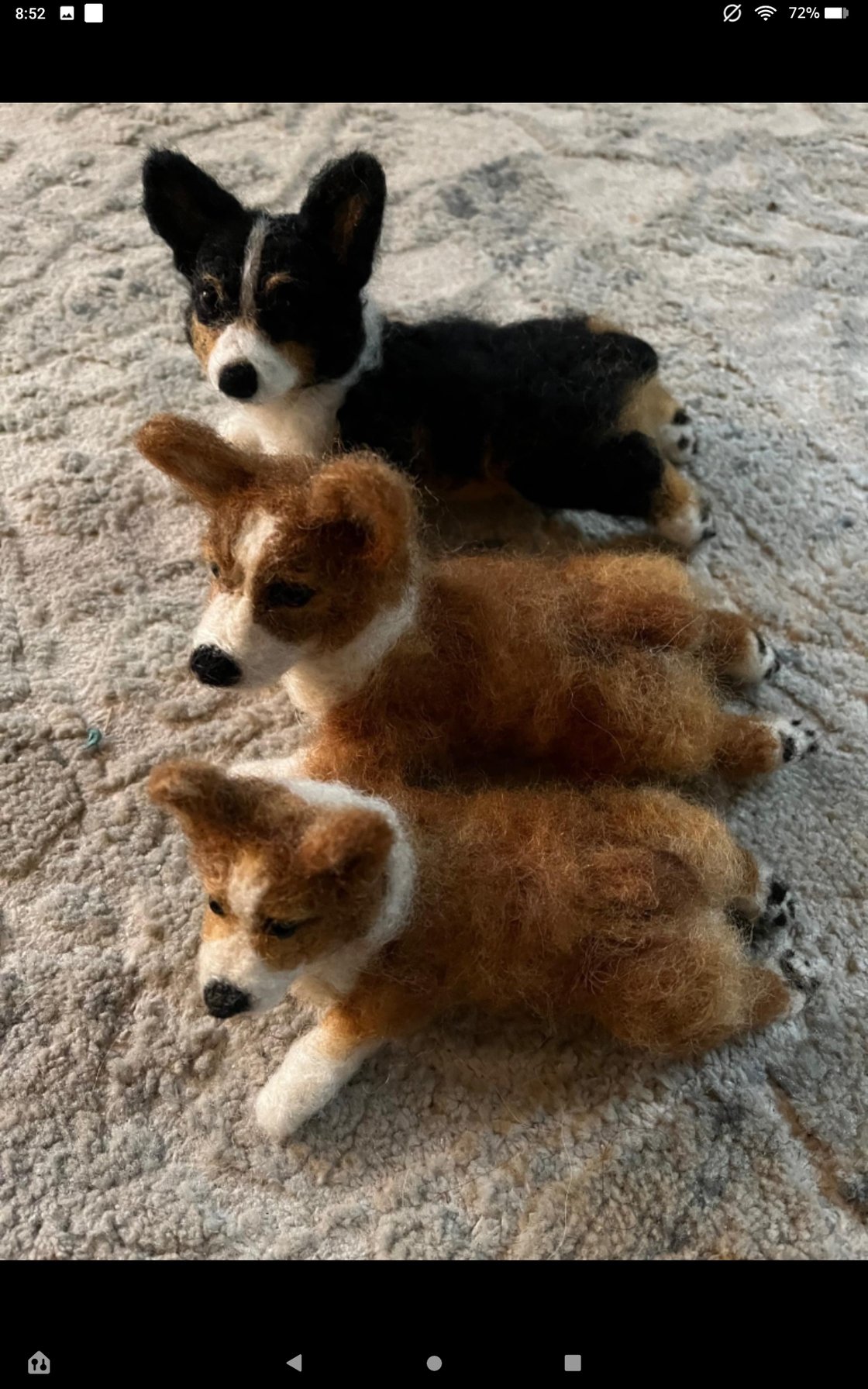 Image of 14" large Corgi Sploot( any color options available)