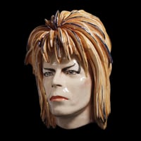 Image 1 of Labyrinth 'Jareth The Goblin King' Painted Ceramic Face Sculpture