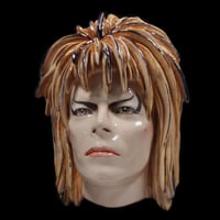 Image 2 of Labyrinth 'Jareth The Goblin King' Painted Ceramic Face Sculpture