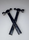Silver Crossed Hammers Pin 