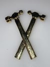 Gold Crossed Hammers Pin 
