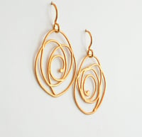 Image 2 of Strudel earrings - select color and length 
