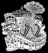 Brooklyneeze x Urban Folk Art Coney Island collaborative t-shirt