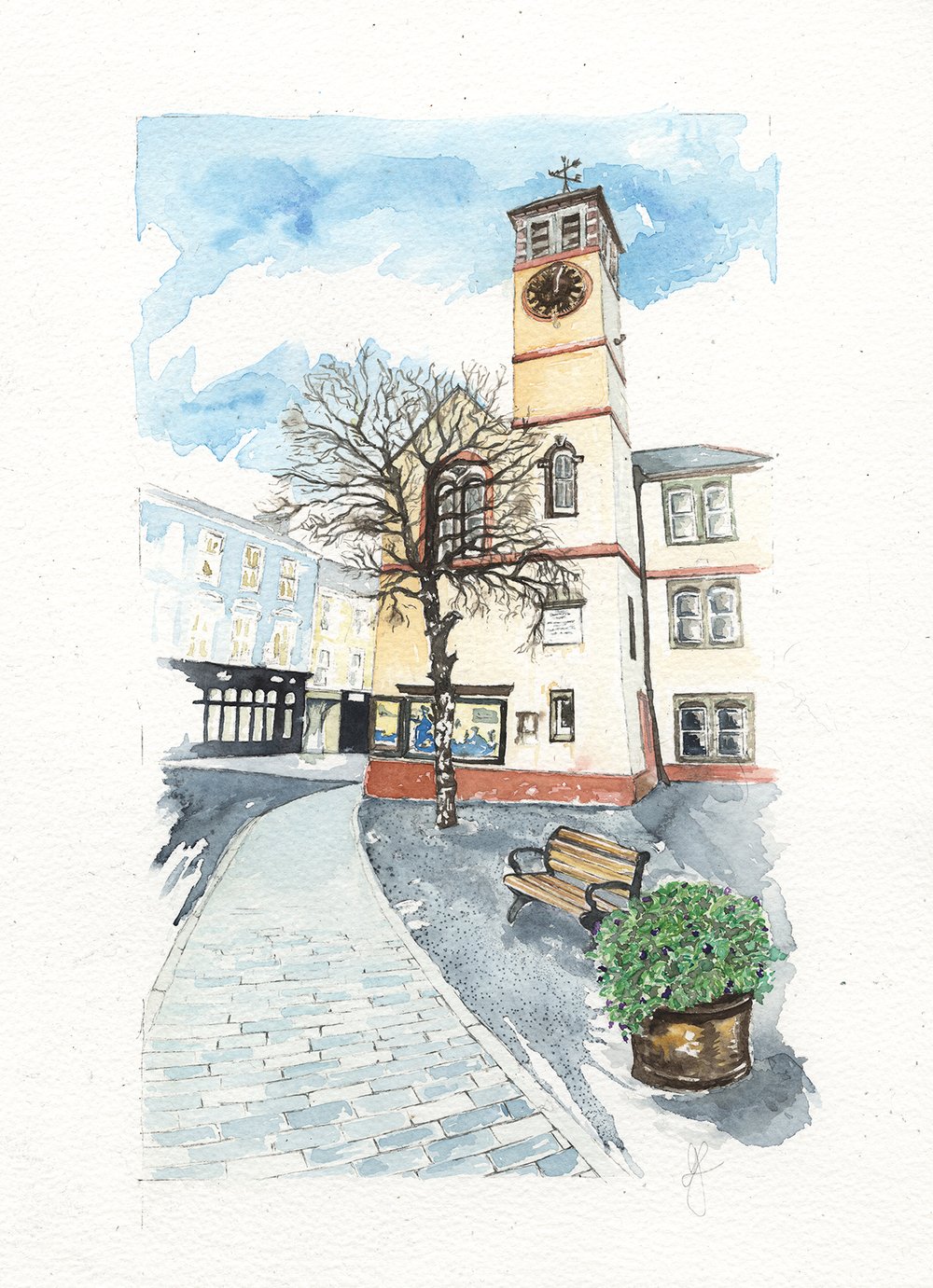 Image of "Town Hall, Skibbereen" - ORIGINAL & PRINTS