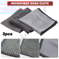 Image 5 of 9pcs Car Wash Cleaning Kits Microfiber Auto Detailing Washing Tools Towels Blush Sponge Wash Glove P