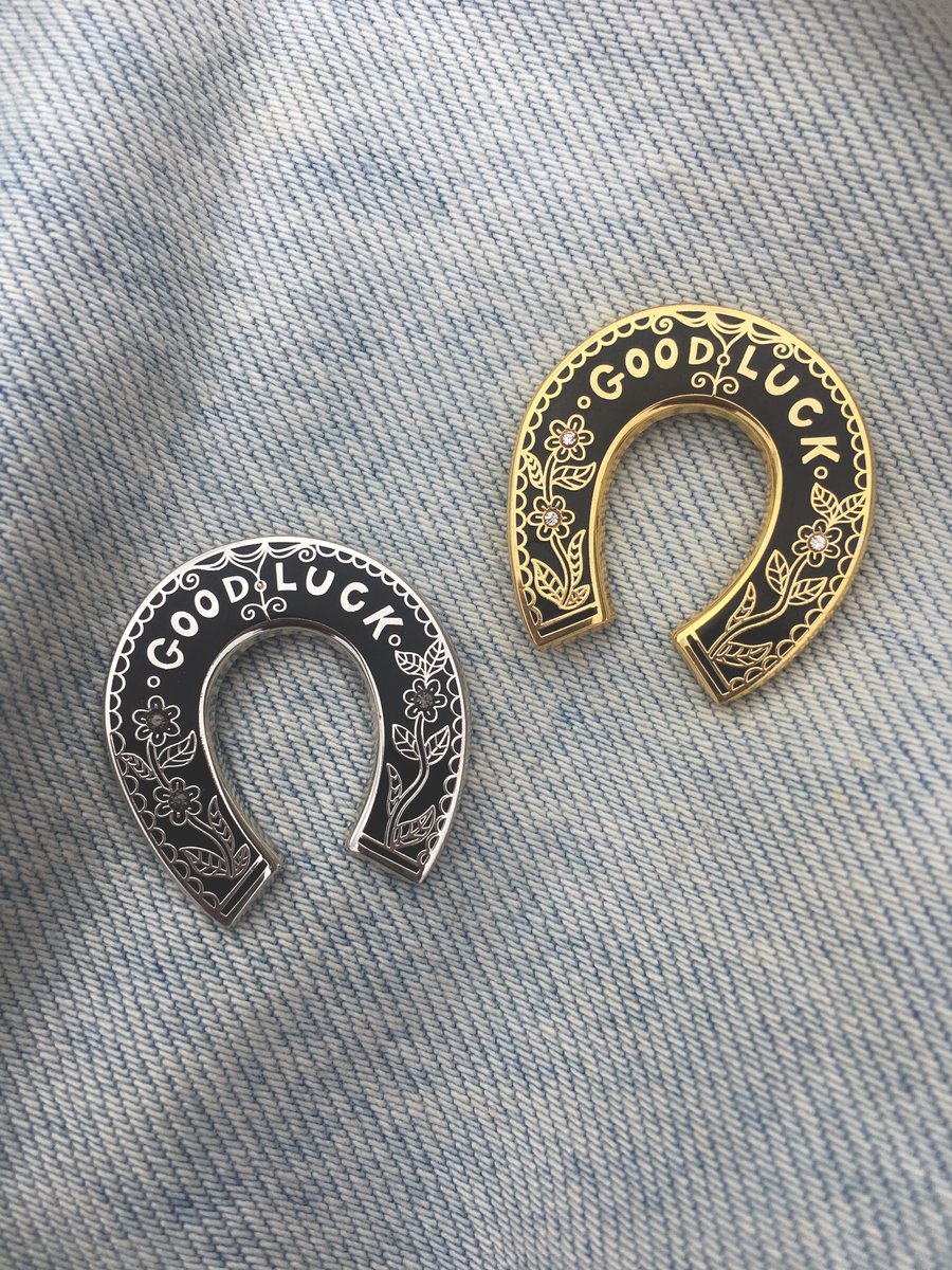 Good Luck Horseshoe Pin Rosie Wonders