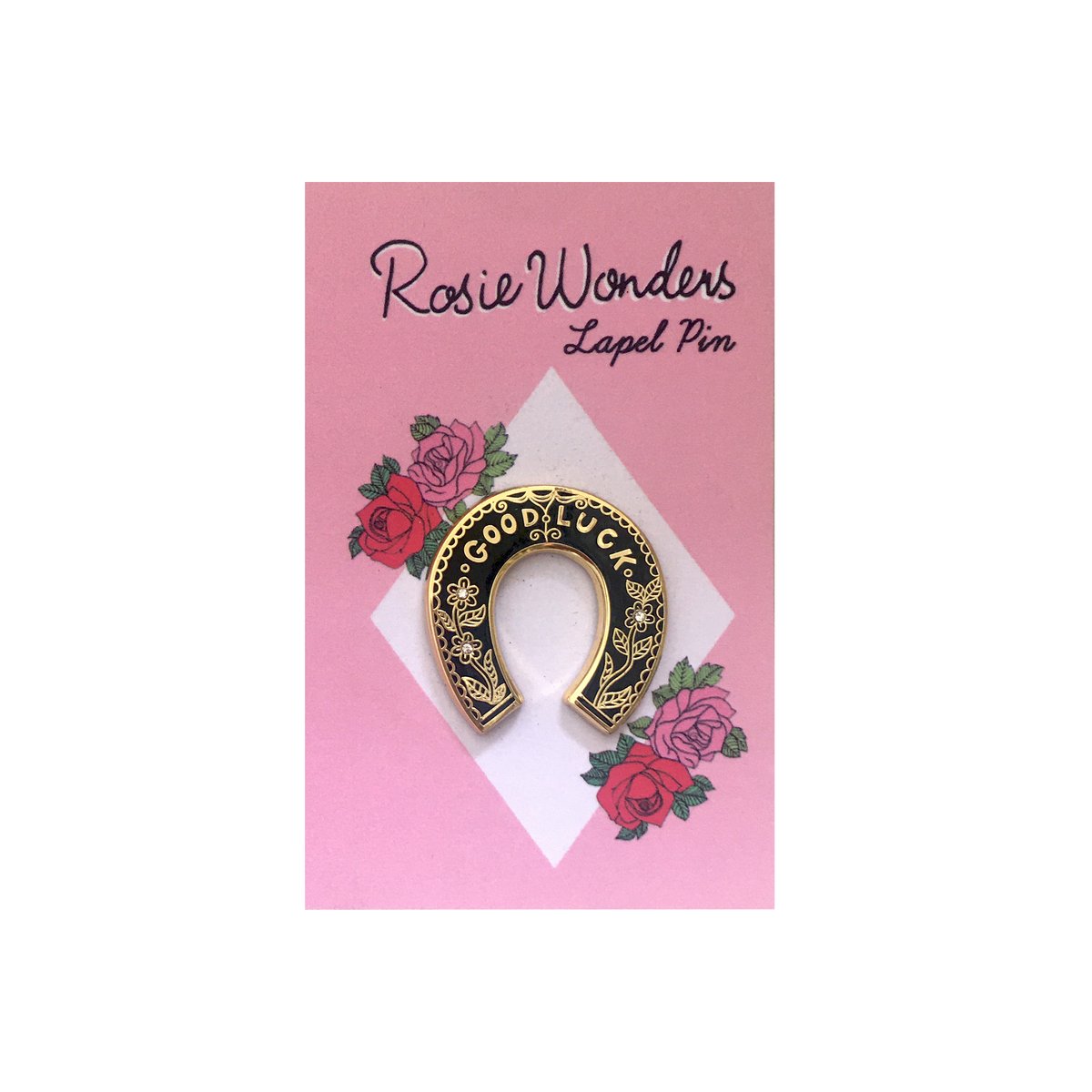 Good Luck Horseshoe Pin