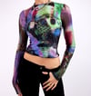 CHROMATIC CHAIN TOP: Purple