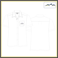 Image 1 of Button Up Shirt - White $34.65