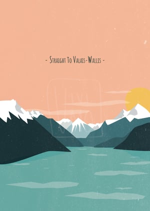 STRAIGHT TO VALAIS- WALLIS (Jaune)