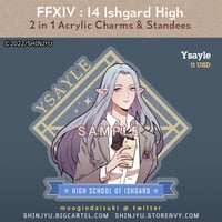 Image 1 of FFXIV I4 : Ysayle [2 in 1 Charm & Standee](PRE-ORDER)