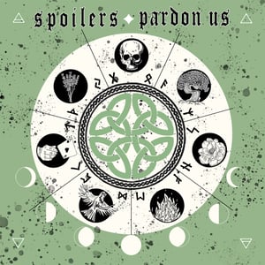 Image of Spoilers / Pardon Us - Split 7" (green & white merge vinyl)