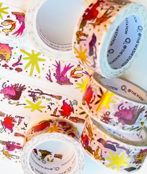 Comic Fiends Gold Foil Washi Tape