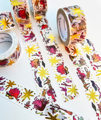 Image 2 of Comic Fiends Gold Foil Washi Tape