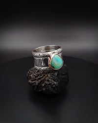 Image 2 of Opal lotus ring