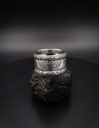 Image 5 of Opal lotus ring