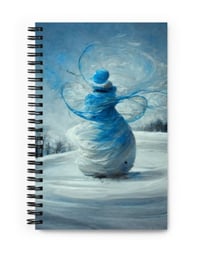 Winter Spiral notebook