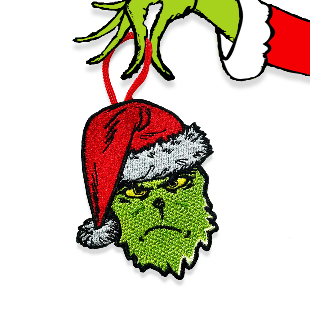 Image of GRINCHY         Ornament/Patch