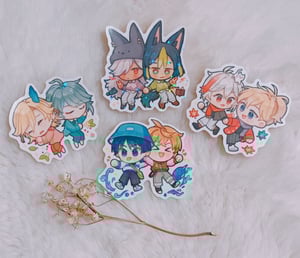 Image of Genshin Ship Holo Stickers