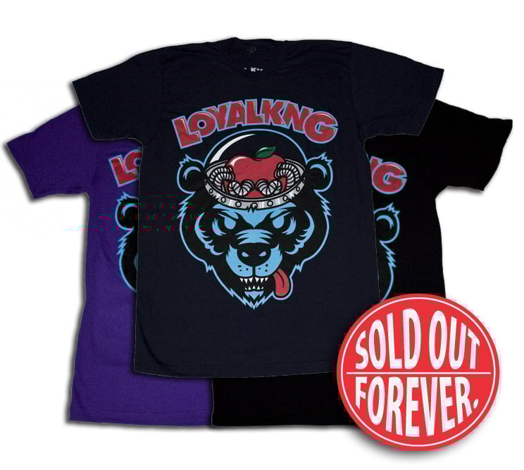 Image of Gravestein Bear (Navy/Purple/Black)