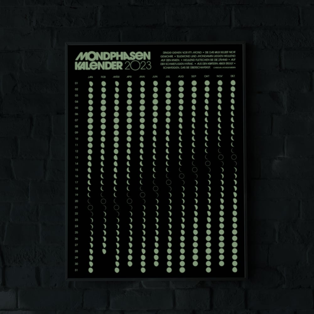 MONDPHASENKALENDER 2023