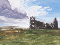 Image 1 of Whitby Abbey - Framed original