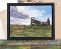 Image 2 of Whitby Abbey - Framed original