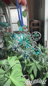 Iridescent Mushie Snowflake Ornament