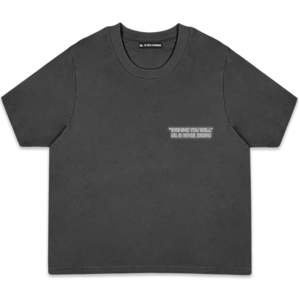 Image of "Wishing You Well" Heavyweight T-Shirt (Black) 