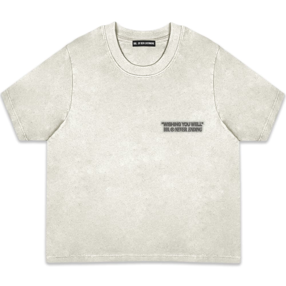 Image of "Wishing You Well" Heavyweight T-Shirt (Cream)