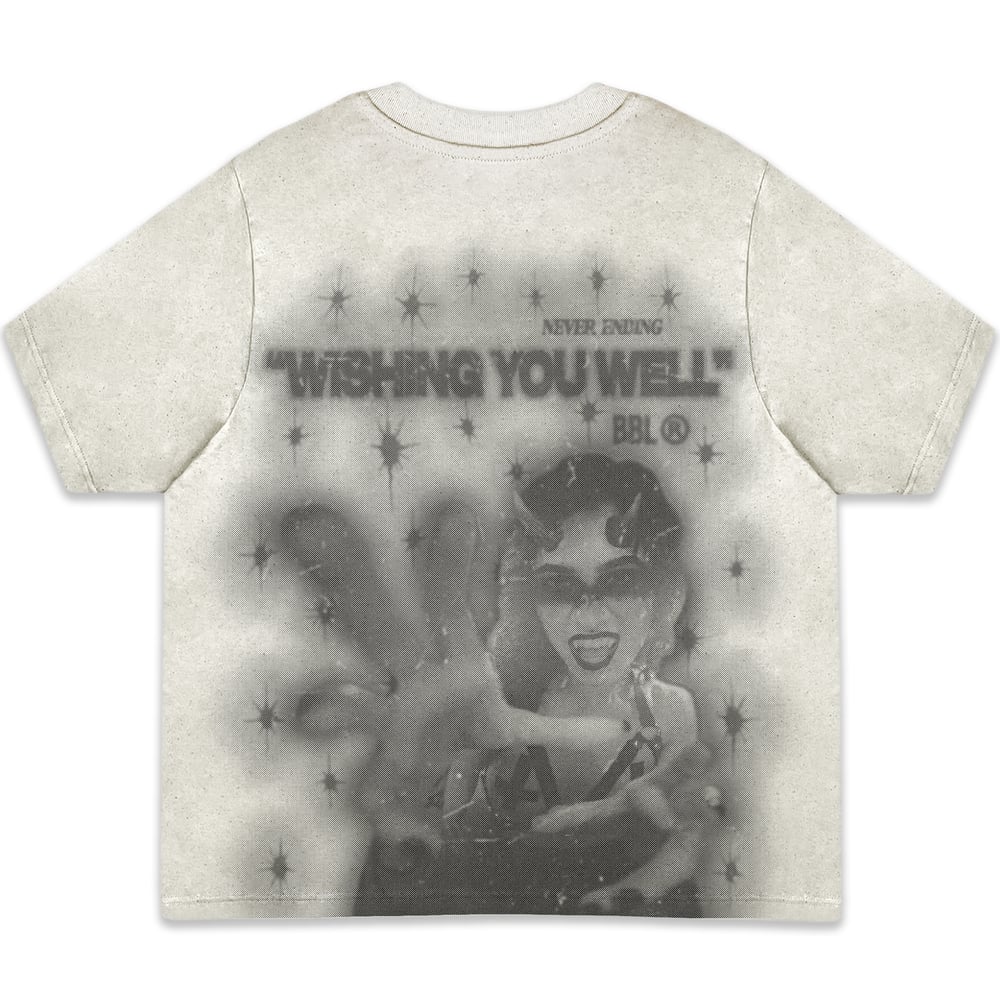 Image of "Wishing You Well" Heavyweight T-Shirt (Cream)
