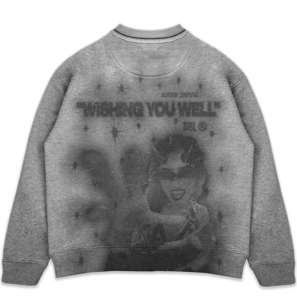 Image of "Wishing You Well" Heavyweight Sweatshirt (Grey)