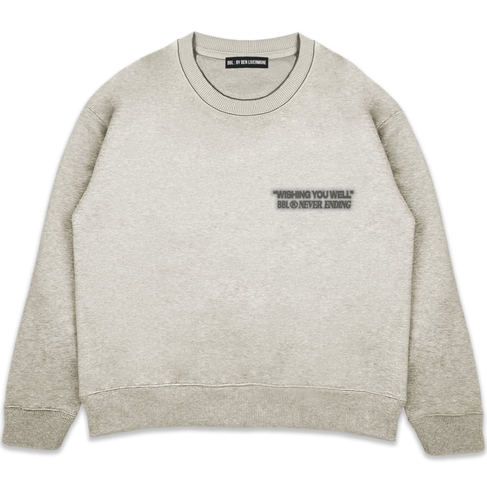 Image of "Wishing You Well" Heavyweight Sweatshirt (Stone)