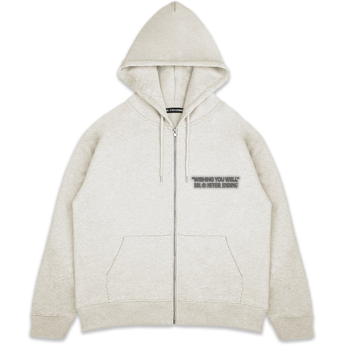 The Heavyweight Drawstring Hoodie in Cream – Pleasing