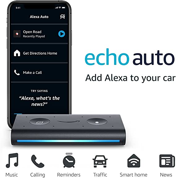 Image of Echo Auto (1st gen) - Hands-free Alexa in your car with your phone