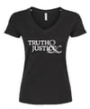 Truth & Justice V-Neck (Lady's Cut)